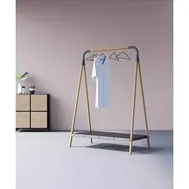 Paperflow Garderobenständer Holz Buche Grau