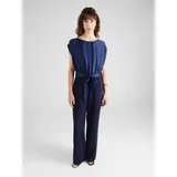 Swing Jumpsuit mit Rundhalsausschnitt, Marine, 38