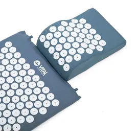 Bodhi Vital Akupressur DELUXE-Set XL blau, Matte, Kissen, Fußmatte Soft & Tasche 1 St Set