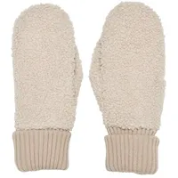 URBAN CLASSICS Basic Sherpa Gloves in Weiß, Größe L/XL