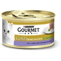 Purina Gourmet Gold Feine Pastete Lamm & grüne Bohnen 12 x 85 g