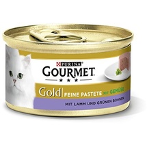 Purina Gourmet Gold Feine Pastete Lamm & grüne Bohnen 12 x 85 g