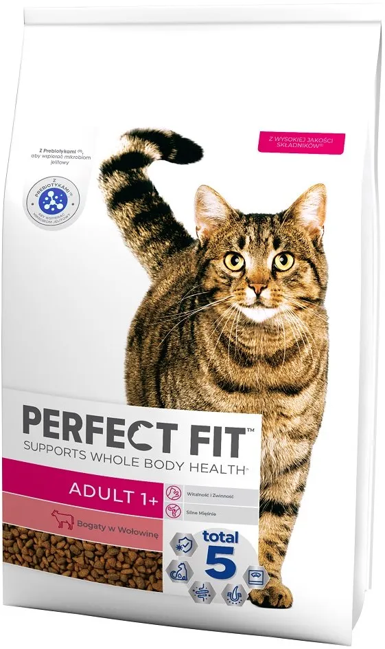 PERFECT FIT Adult 1+ Rindfleischreiche 7 kg Trockenvollnahrung für ausgewachsene Katzen