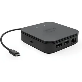iTEC i-tec Thunderbolt 3 Travel Dock Dual 4K Display + USB Hub, Schwarz