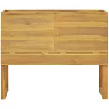 vidaXL Badschrank 90x40x75,5 cm Massivholz Teak