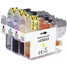 Renkforce LC-3213BK schwarz + LC-3213C cyan + LC-3213M magenta + LC-3213Y gelb RF-5679866