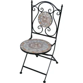 Primaster Klappstuhl Gartenstuhl 56 x 60 x 86 cm mosaik