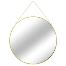 Mojawo Wandspiegel Ø30 cm Gold