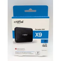 Crucial X9 2 TB USB-C 3.2 Schwarz CT2000X9SSD902