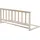 roba Bettschutzgitter 90 cm Länge aus Massivholz, sicherer Rausfallschutz für Babys und Kinder ab 18 Monaten, einfache Montage ohne Bohren, Höhe 38 cm, klappbar mit extra Sicherung, natur