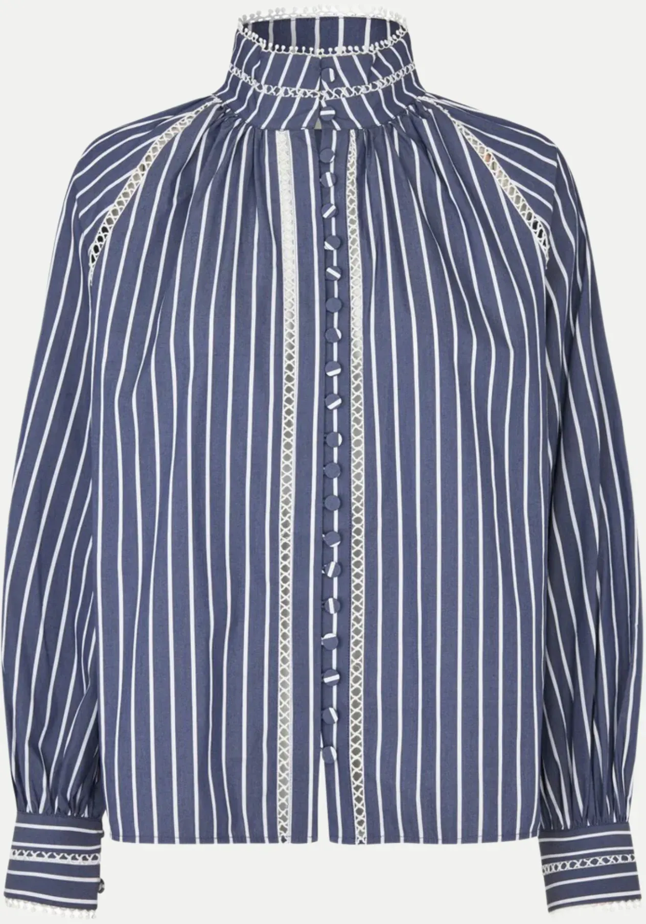 Streifenbluse Monika Blau XS