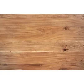 Sam Esstisch Baumkante massiv Akazie Natur 200 x 100 Spider-Gestell schwarz CALI