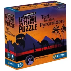 HCM KINZEL 55176 Tod bei den Pyramiden - Das mysteriöse Krimi Puzzle