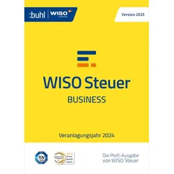 WISO Steuer 2025 Business Veranlagungsjahr 2024 | Sofortdownload + Produktsch...