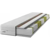 Matratze 80x200 20 cm Taschenfederkern Härtegrad H3 H4 7 zonen Bett Matratzen 2 in 1 kokosfasern Rollmatratze Komfortschaum