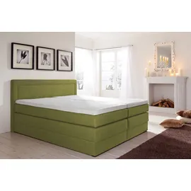 HAPO HAPO, Boxspringbett mit Bettkasten grün,