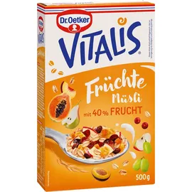 Dr. Oetker Dr.Oetker Vitalis Früchtemüsli ohne Zuckerzusatz 500G