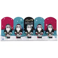 LINDT Schokolade, Lindt Hello Xmas Mini Santa aus Vollmilchschokolade 50g 5er Pack