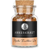 Ankerkraut Frischkäse Gewürz, Dip selber machen für Gemüse, Brot und Fleisch, Paprika Tomate Geschmack, 100 g im Korkenglas