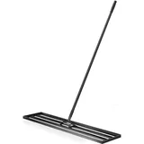 Wiltec Rasenrakel 121,9 x 25,4 cm mit 2 m Stiel