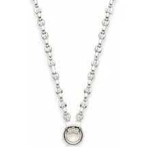 LEONARDO "Halskette Romea Clip&Mix" Gr. 50, silber (edelstahlfarben), Halsketten, Damen, 50, Edelstahl, L: 50 B: 6mm, B:6mm