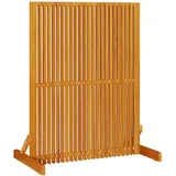 vidaXL Sichtschutz Braun 79,5 x 50 x 110 cm Massivholz Akazie