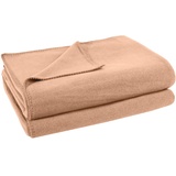 Zoeppritz Soft-Fleece Decke 160 x 200 cm sand