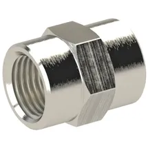 Riegler Muffe »value line«, M5, SW 8, Messing vernickelt