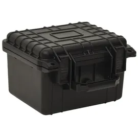 vidaXL Flugkoffer Tragbar Transportkoffer Fotokoffer Kamerakoffer Schutzkoffer Universalkoffer Aufbewahrungskoffer Schwarz 27x25x18cm PP