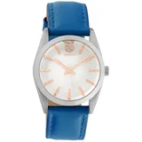 Oozoo Damen Armbanduhr Timepieces Analog Leder blau UOC10191