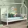 Vipack Hausbett CABANE 90 x 200 cm Kiefer massiv weiß