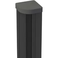 GROJA Zaunpfosten 7 x 7 x 190 cm Anthrazit