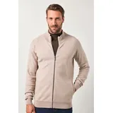 Jp1880 Strickjacke in natur melange | Gr.: 4XL