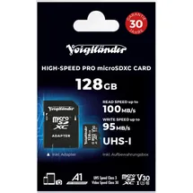 Voigtländer microSDXC Prof. High-Speed UHS-I,