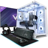 Vibox X-42 Gaming PC Set Komplett - Monitor 27 Zoll - Intel Core i9 14900KF 6,0 GHz - Nvidia RTX 4060 Ti OC 8 GB - 32 GB RAM - 1 TB NVMe M.2 SSD - ...