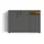 byLIVING Jakob 110 x 83,5 x 35,5 cm Old Wood (Altholz-Optik) / Anthrazit