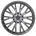 München gun metallic mirror 8 5x19 ET28 LK5/112 ML76 Alufelge grau