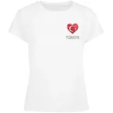 MERCHCODE Turkey with Ladies Everyday Tee Weiß 4XL