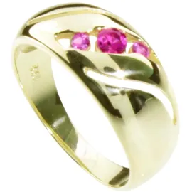 Ostsee-Schmuck Fingerring OSTSEE-SCHMUCK "Ostsee-Schmuck Ring Pina Ring Pina" Gr. 58, gold, Fingerringe, Damen, 58 (18,5), Gelbgold 333, Fingerring
