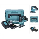 Makita DJV 184 RT1J Akku Pendelhub Stichsäge 18 V Brushless + 1x Akku 5,0 Ah + Ladegerät + Makpac