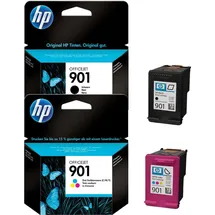 HP 901 schwarz + CMY