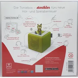 Tonies Toniebox Starterset grün mit Kreativ-Tonie