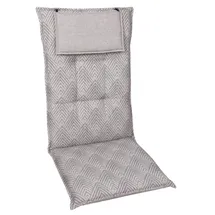 GO-DE Sesselauflage 100 x 50 x 7 cm beige 1 St.