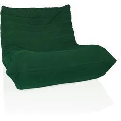 Sitzsack / Bodensofa SITZOLO Cord Stoff grün hjh LIVING