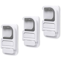 IKAAR 3 Stück Besenhalterung Wand Mopp Besen Halter Wandhalterung Selbstklebend Werkzeughalter Organizer Gerätehalter für Küche und Garten