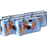 TopShot Flower Power Einwegkamera / Hochzeitskamera (27 Fotos, Blitz, 5-er Pack)