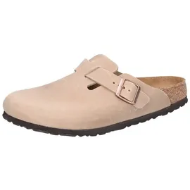 Birkenstock Boston Nubukleder geölt schmal tabacco brown 43