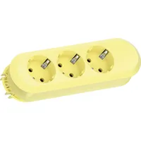 Bachmann Steckdosenleiste 1,5 m Gelb 3 St.