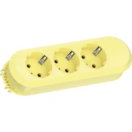 Bachmann Steckdosenleiste 1,5 m Gelb 3 St.