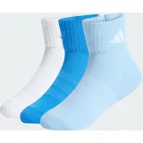 adidas Cushioned Sportswear Ankle Socken 3er Pack Glow Blue/White/Ray Blue 34-36